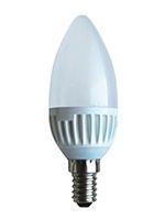 Светодиодная лампа Ecola свеча LED 4,4W E14 (матовая) 2700K