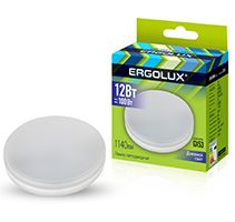 Светодиодная лампа Ergolux GX53 LED 12W (матовая) 6500K