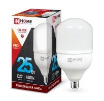 IN HOME HP LED 25W E27 FR 144x80 4000K