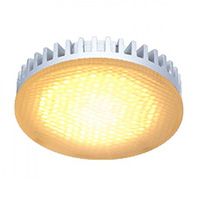Светодиодная лампа Ecola в форме таблетки GX53 LED 6W (матовая) алюминий золотистая