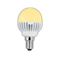 Светодиодная лампа Ecola в форме шара LED 4,2W G45 E14 (алюминий) золотистая