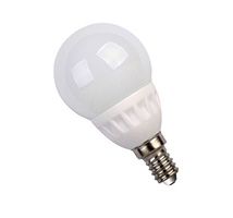 Светодиодная лампа Ecola в форме шара LED 5W G50 E14 (керамика) 2700K