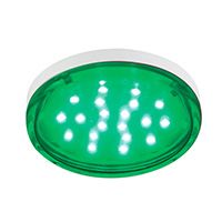 Светодиодная лампа Ecola GX53 LED 4,4W (прозрачная) зеленая
