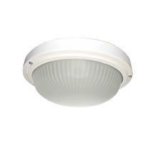 Уличный круглый светильник Ecola Light GX53x3 IP65 (матовое стекло) белый