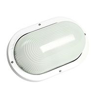 Уличный овальный светильник Ecola Light GX53x2 IP65 (матовое стекло) белый
