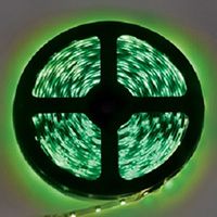 Светодиодная лента Ecola LED PRO 4,8W/m 12V IP20 8mm Green Зеленая (5 метров)