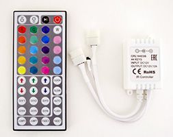 Инфракрасный контроллер Ecola для светодиодной ленты RGB 12V 144W 6A с большим пультом д/у