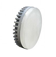 Светодиодная лампа Ecola в форме таблетки GX53 LED 6W (матовая) алюминий 4200K