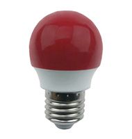 Светодиодная лампа Ecola шар LED 2,6W G45 E27 (матовая) красная