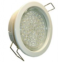 Встраиваемый глубокий легкий светильник Ecola GX53 PD белый