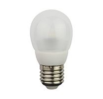 Светодиодная лампа Ecola в форме шара LED 4,2W G45 E27 искристая пирамида (полуматовый) 2700K