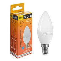 Светодиодная лампа Ecola свеча LED 6W E14 2700K