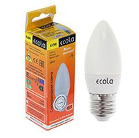 Светодиодная лампа Ecola свеча LED 6W E27 2700K